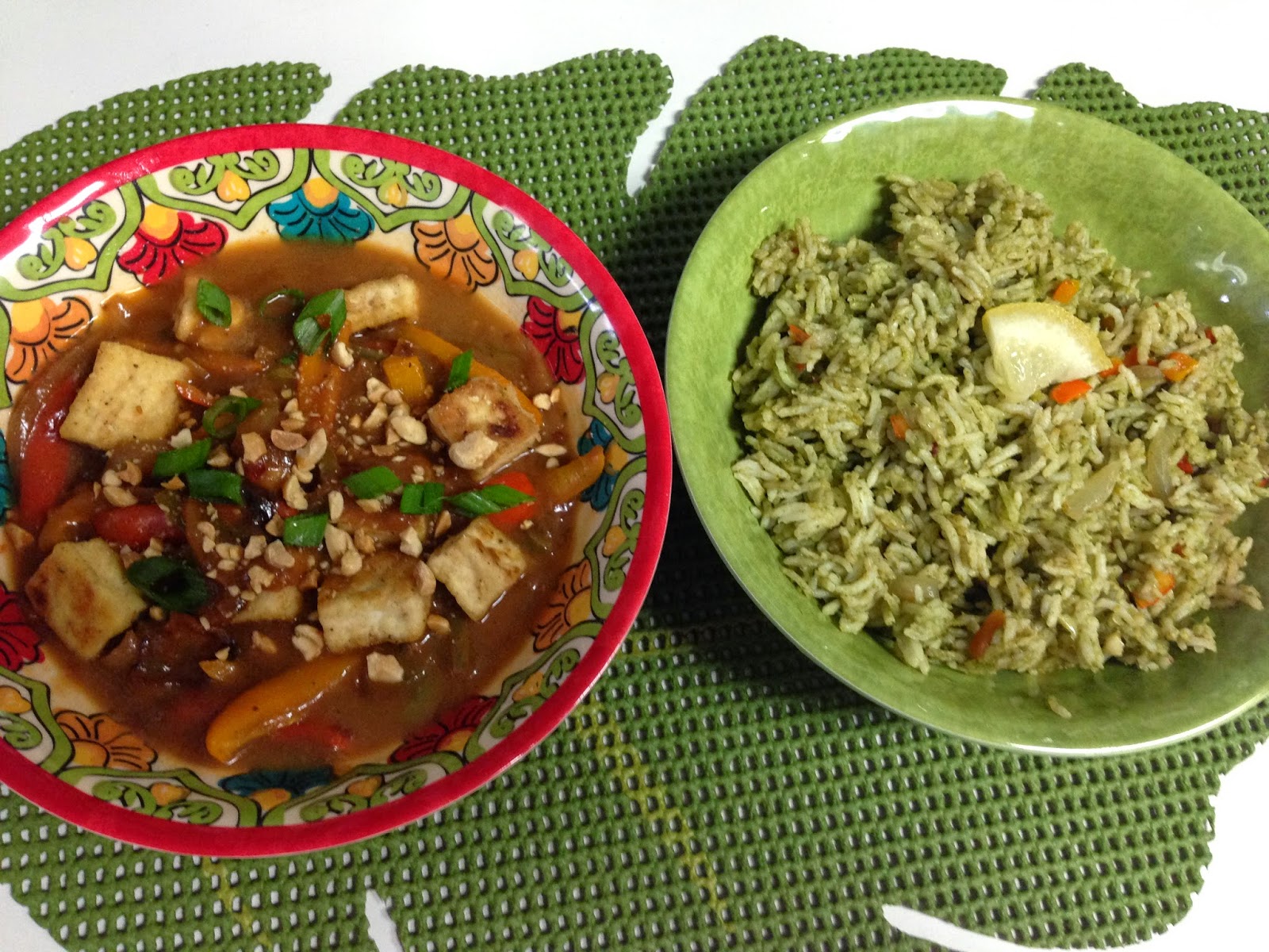 Queen of my kitchen Sweet and Sour Tofu with Broccoli Rice